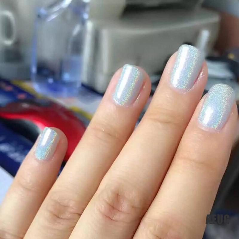 Bột Kim Tuyến Holo Chrome Holo 3D Lấp Lánh Trang Trí Móng Nghệ Thuật 1g