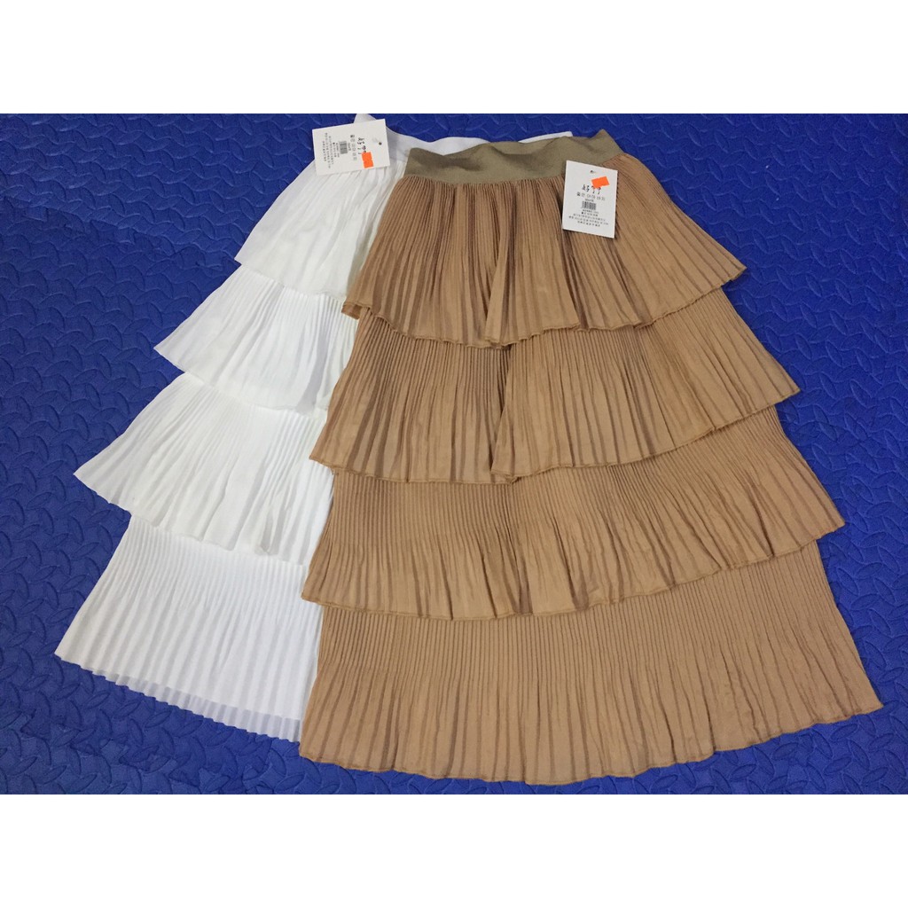 Chân váy 3 tầng-4 tầng vải nhún cao cấp- thời trang nữ | BigBuy360 - bigbuy360.vn