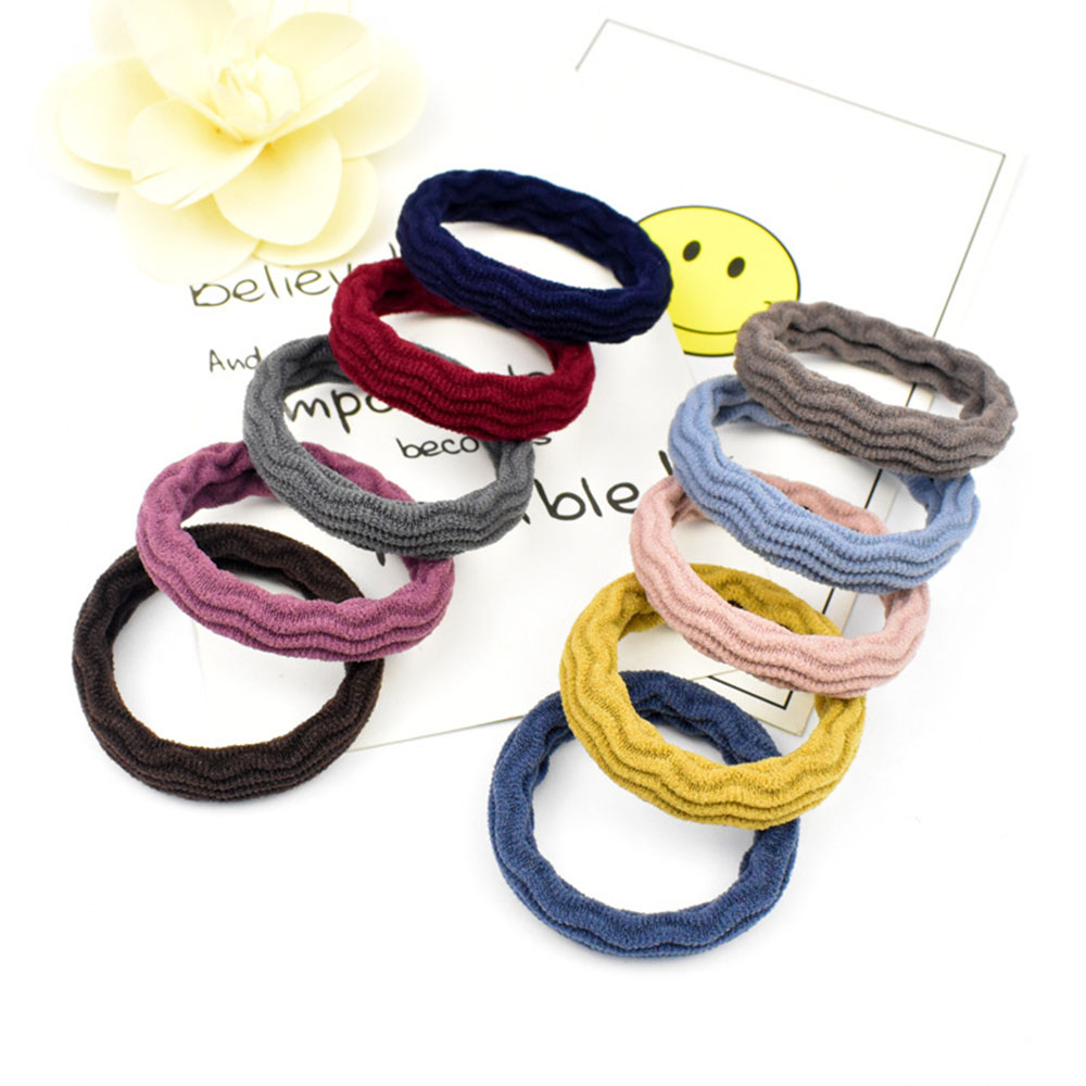 Set 5 Buộc Tóc Không Đường May Phong Cách Hàn Quốc Cho Nữ