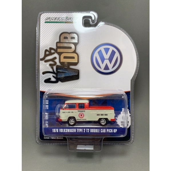 Greenlight - 1976 Volkswagen Double Cab Truck - Xe mô hình tỉ lệ 1/64
