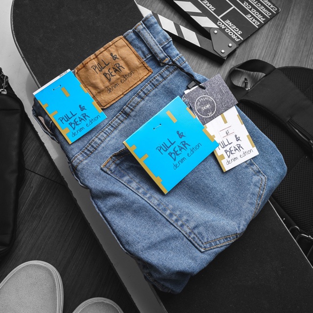 Quần short jean nam PB co giãn 2 màu xuất xịn cambodia