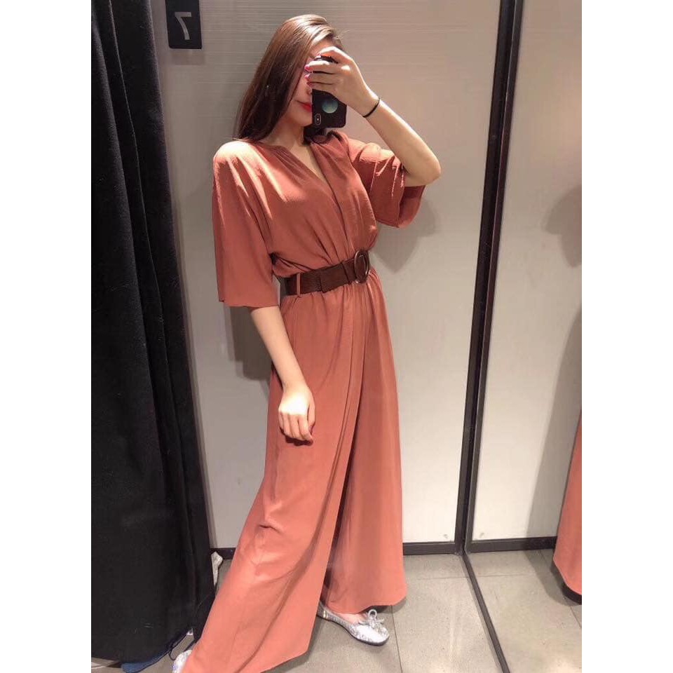 Bộ jumpsuit dư xịn sang chảnh - kèm belt 1 màu