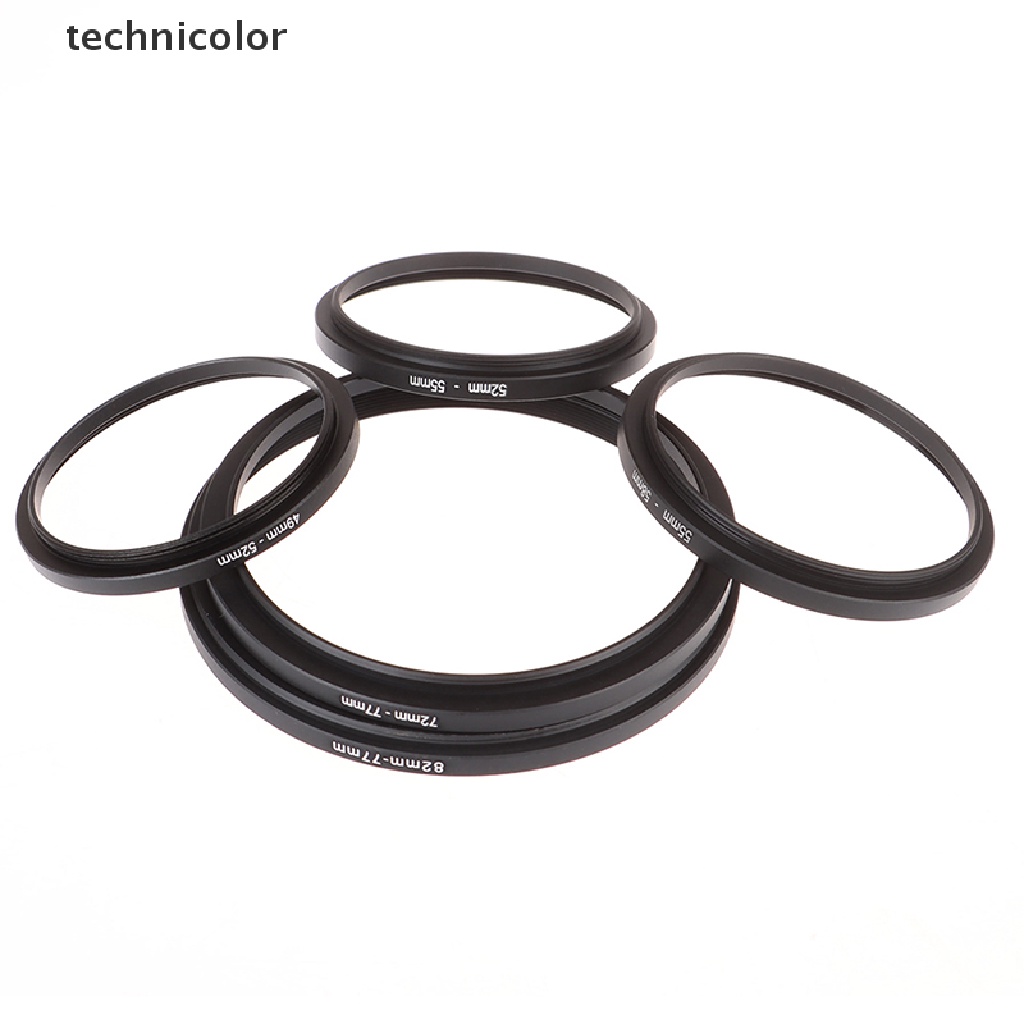 Tcvn 49 52 55 58 72 77 82 mm Lens Step Up Down Ring Filter All Camera Adapter Set  Jelly