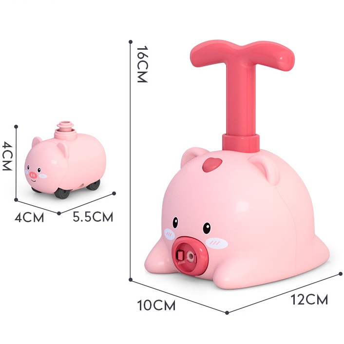 Đồ chơi bơm bóng bay ô tô hình thú đáng yêu mới nhất 2022