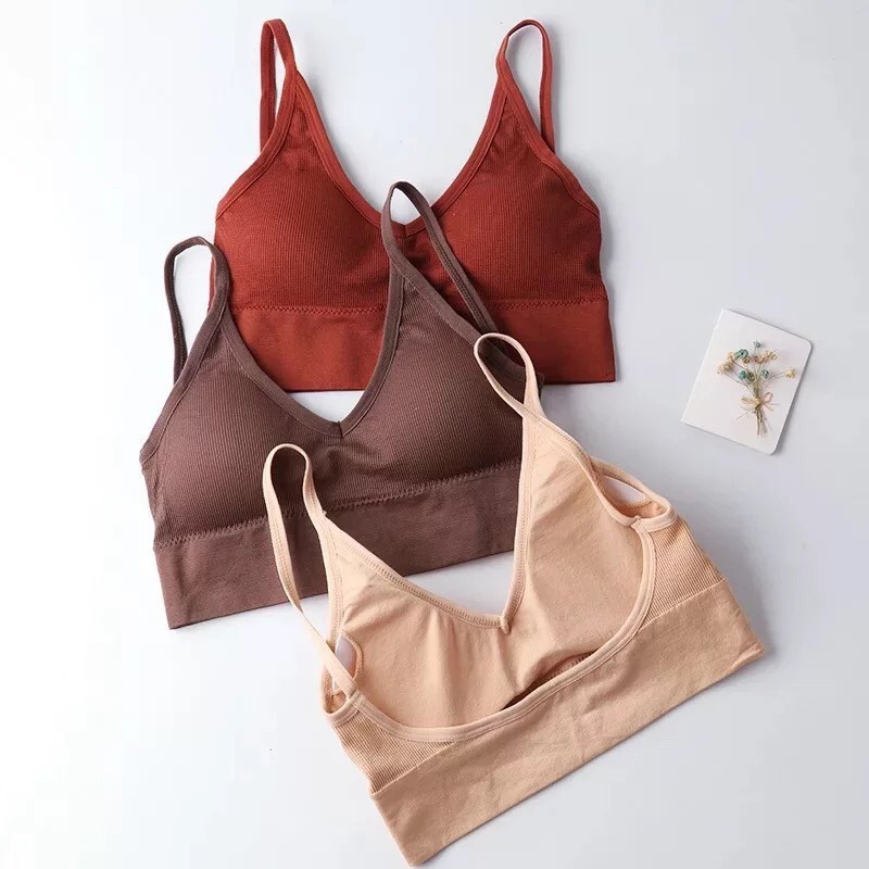 Áo Ngực Bra Len Tăm Hở Lưng Dán AL15 Cực Sexy | BigBuy360 - bigbuy360.vn