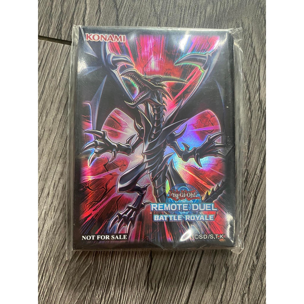 [ Dưa Hấu Yugioh ]  Bọc bài chính hãng Yugioh Size - Red-eye black dragon bịch 35 cái  - Sleeve