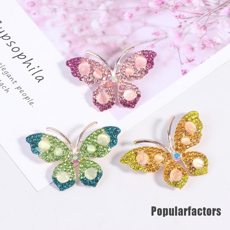 Ghim Cài Áo Hình Bướm Sang Trọng