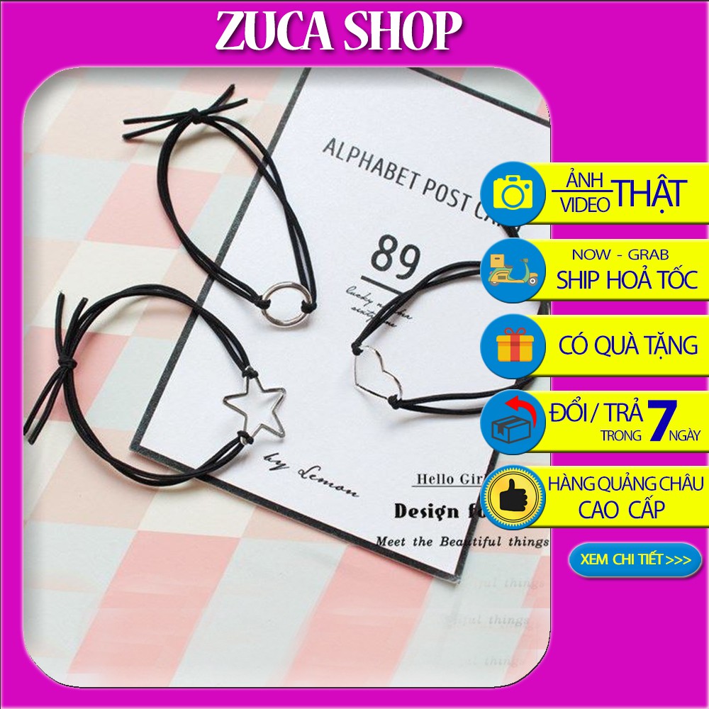 Thun buộc tóc FREESHIP 50KThun - chun buộc tóc hình hoạ sang chảnh BIKY