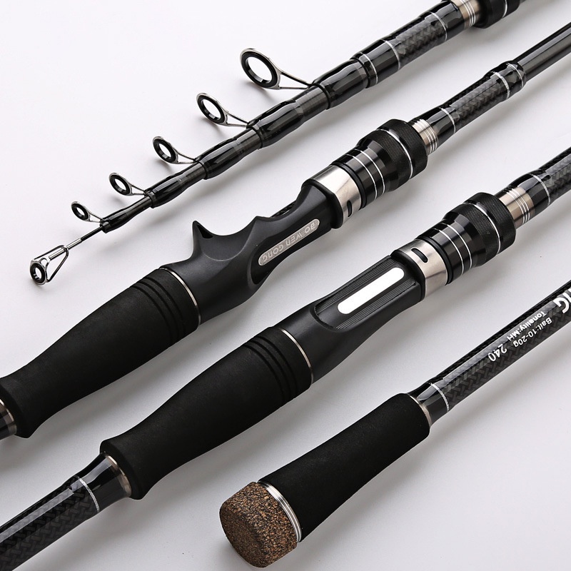 Cần Câu Lure Cần Câu Mồi Giả Telescopic Fishing Rod 1.8m-3.0m