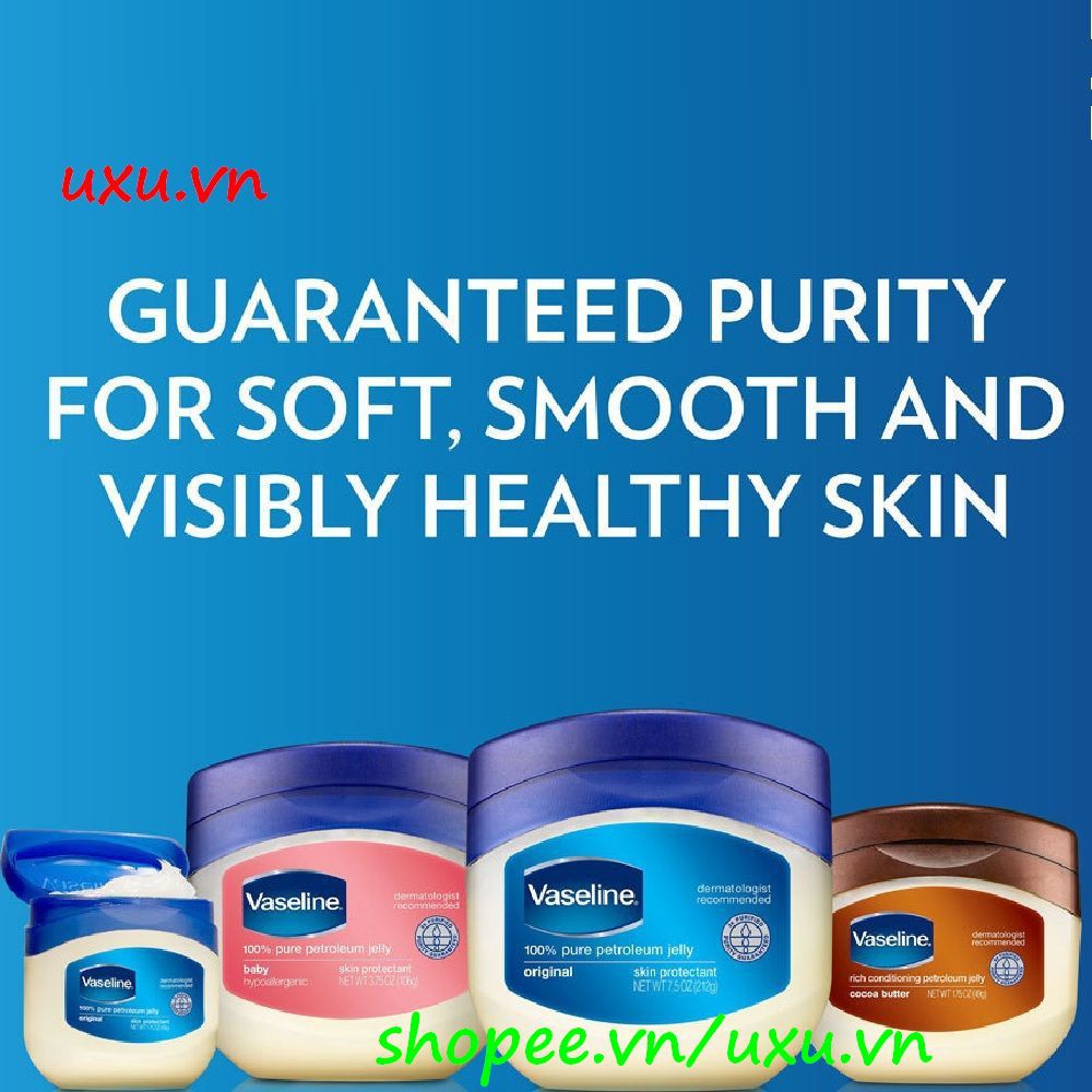 Sáp Dưỡng Da 368G, 450ml Vaseline 100% White Petrolatum Không Màu, Với uxu.vn Tất Cả Là Chính Hãng.