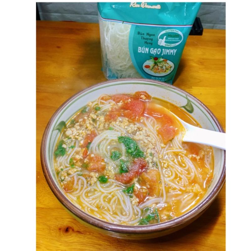 Bún gạo sạch Jimmy gói 250gr/ Bún gạo lứt/ Bún bò huế Jimmy