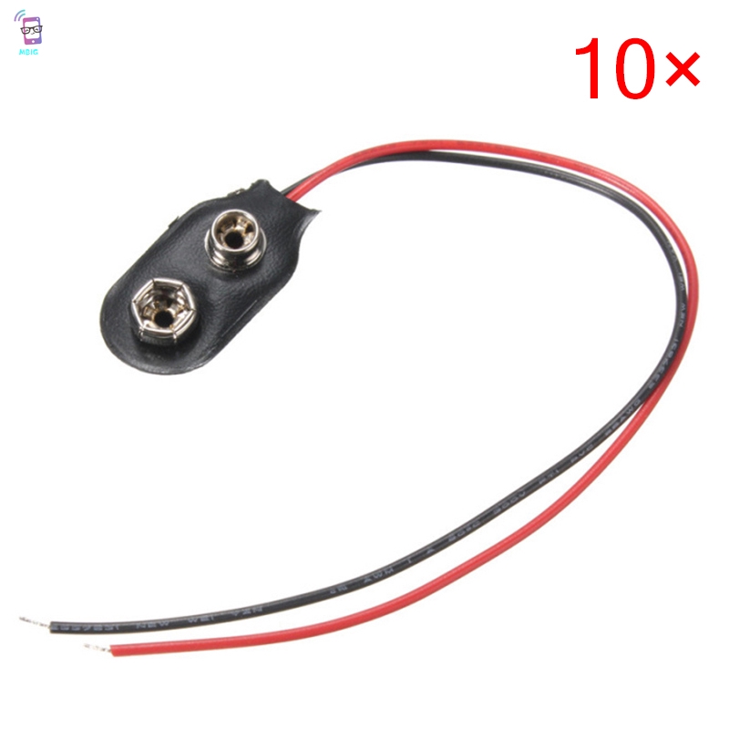 Set 10 Kẹp Nối Pin Pp3 Mn1604 9v 9v