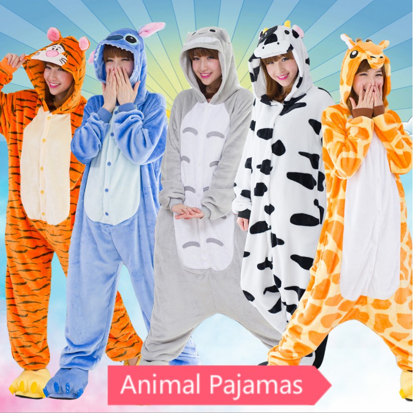 Đồ Ngủ Liền Thân Hình Động Vật Cho Người Lớn