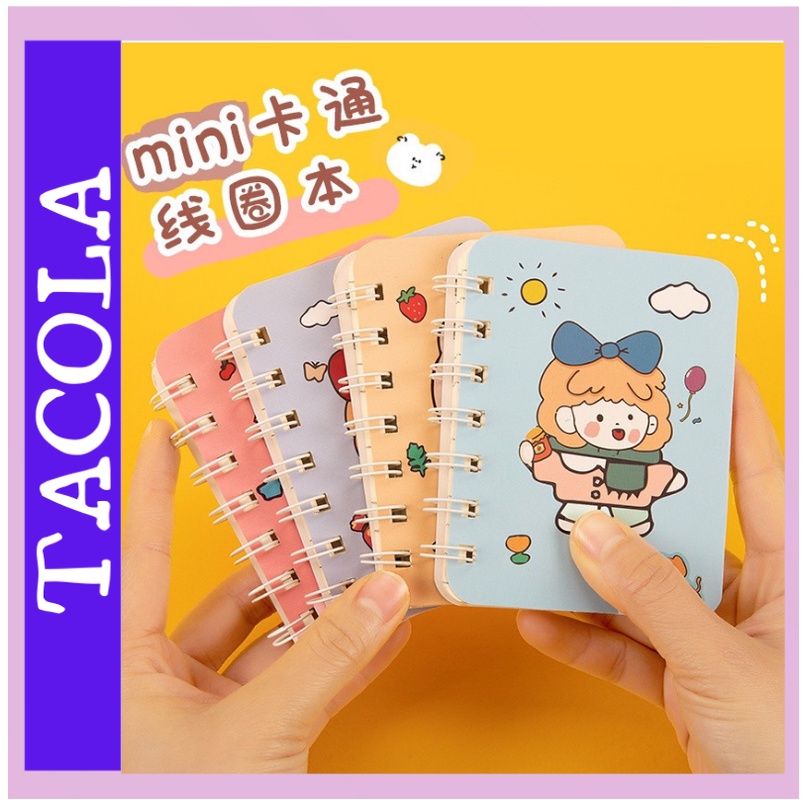 SỔ LÒ XO A7, SỔ TAY MINI NHIỀU HÌNH DỄ THƯƠNG ST06