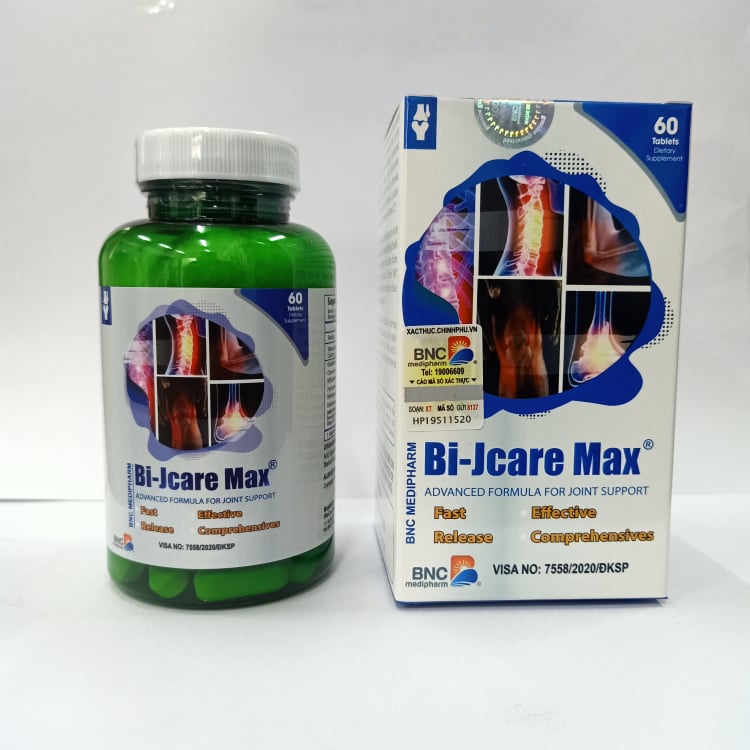 [CHÍNH HÃNG] Viên uống Bi-Jcare Max - Hỗ trợ giảm nguy cơ thóa khóa khớp