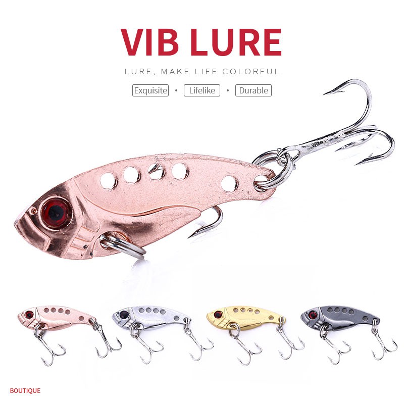 Mồi câu cá giả HENGJIA bằng kim loại 3.5cm 3.2g