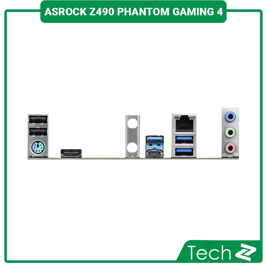 Mainboard ASROCK Z490 PHANTOM GAMING 4 (Intel Z490, Socket 1200, ATX, 4 khe Ram DDR4)