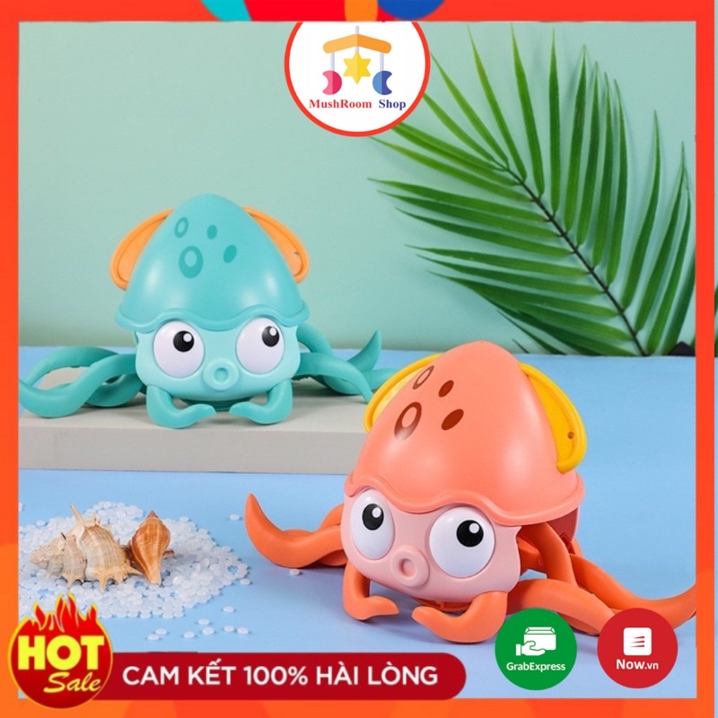 Đồ Chơi Bạch Tuộc Bò Tinh Ngịch, Bạch Tuộc Bơi Dưới Nước, Chạy Dây Cót, Đồ Chơi Nhà Tắm