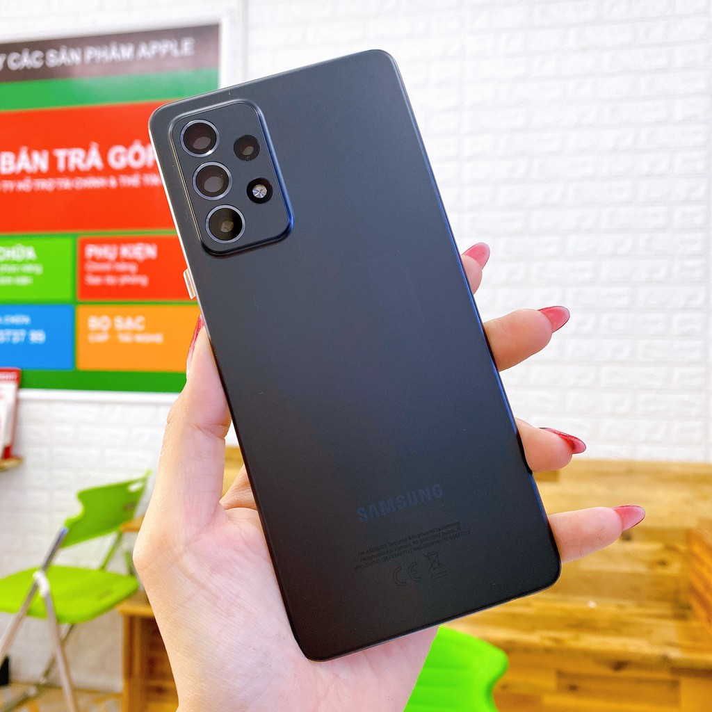 Nắp lưng Samsung A52 SM-A525 có kính camera sau, mặt kính lưng theo máy Samsung A525 linh kiện đẹp 9/10 zin