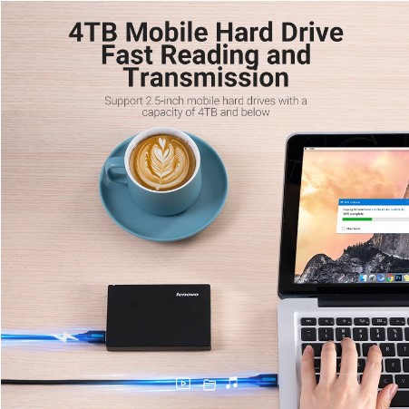 Cáp Sạc Nhanh Vention Micro B Usb 3.0 5gbps 3a Dành Cho Ổ Cứng Di Động