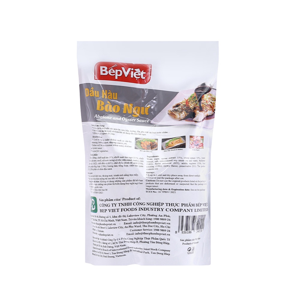 Dầu hào bào ngư Bếp Việt gói 1kg