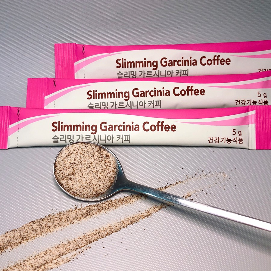 Cafe giảm cân và thải độc Edally loại đặc biệt Slimming Garcinia Coffee hộp 10 gói
