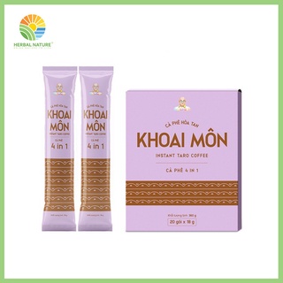 Cà phê hòa tan khoai môn color man