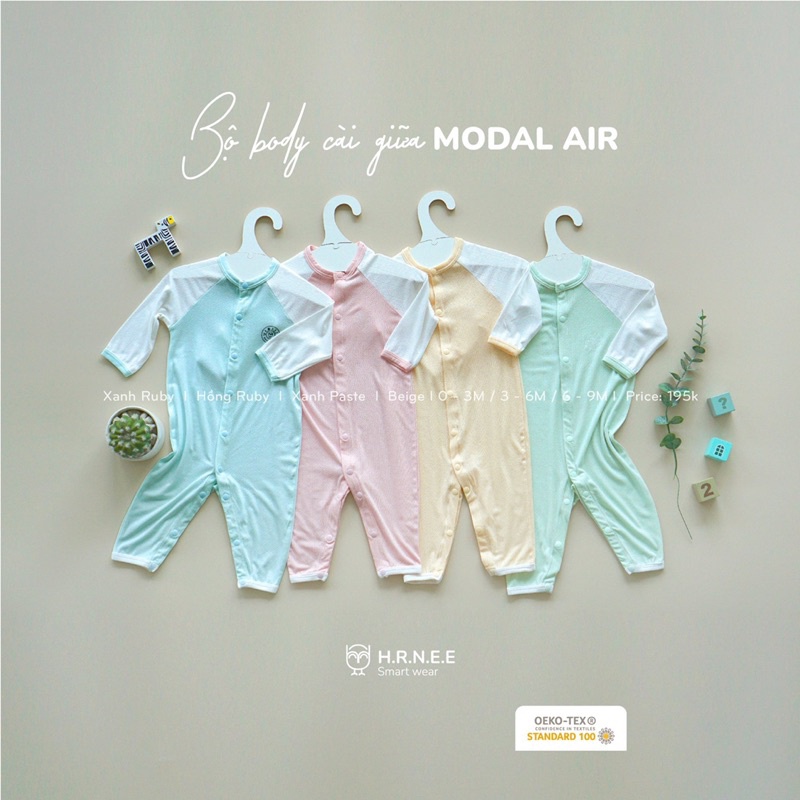 Bộ body dài tay modal air