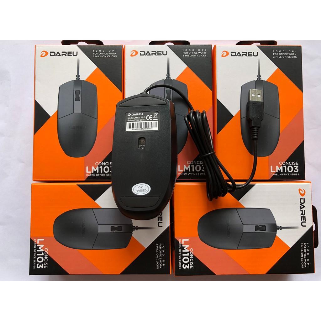 Chuột DAREU LM103 có dây  hàng chính hãng bảo hành 12 tháng
