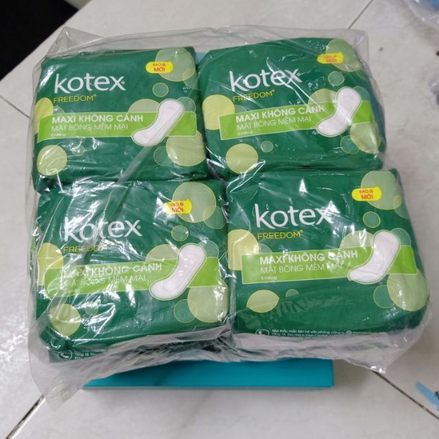 Lốc 8 gói KOTEX FREEDOM KHÔNG CÁNH