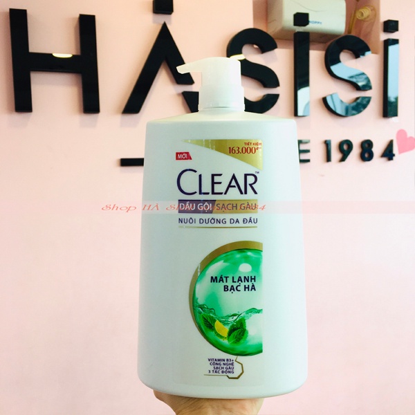 DẦU GỘI CLEAR MÁT LẠNH BẠC HÀ 1.4KG