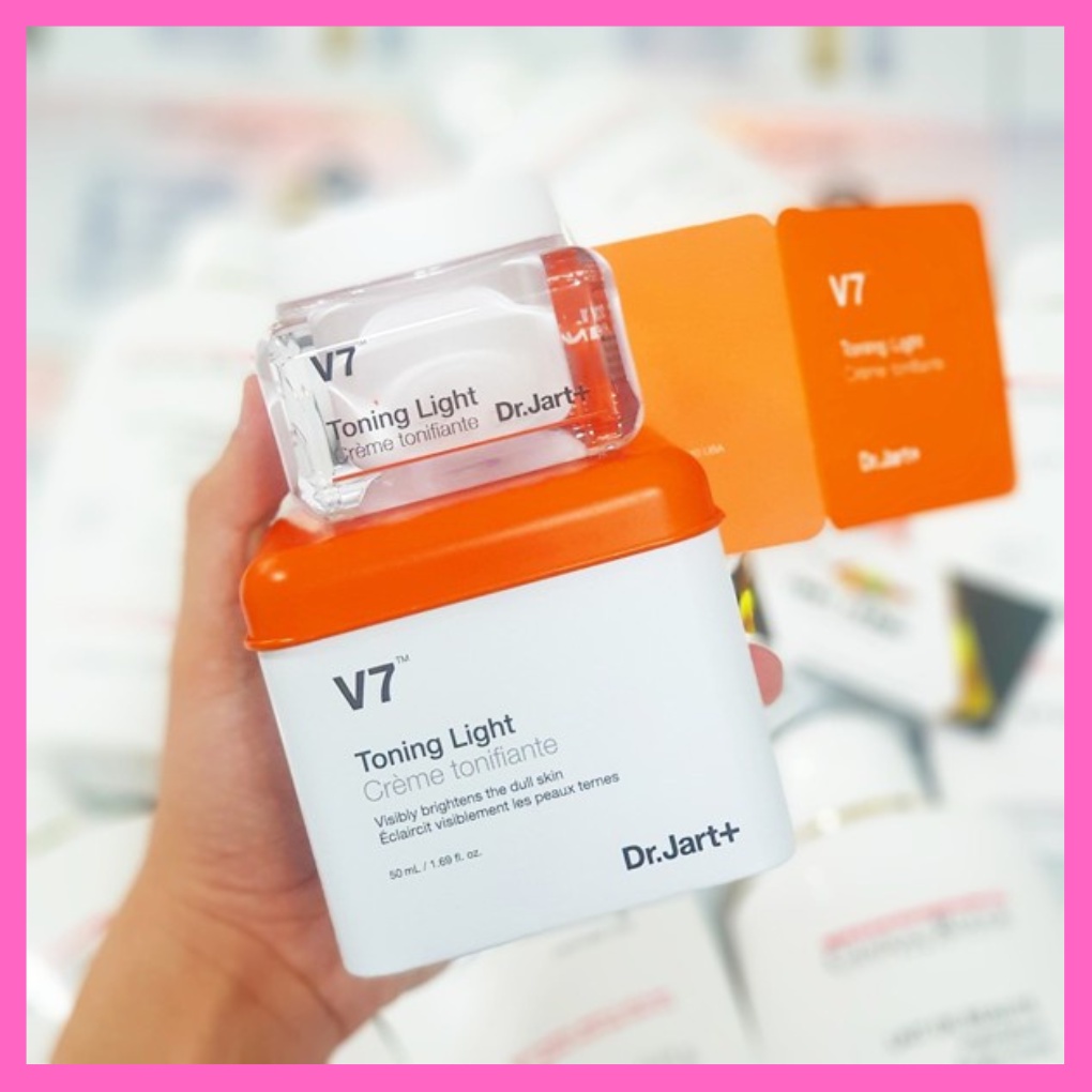 Kem Dưỡng Trắng Da V7 Toning Light Dr.Jart+ (50ml) - Hàn Quốc. trắng sáng & giảm thâm nám