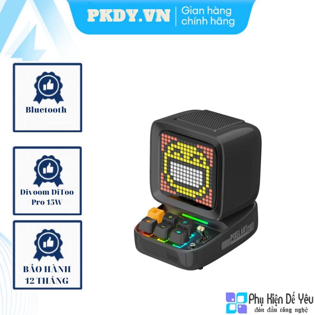 Loa Bluetooth Divoom DiToo Pro 15W