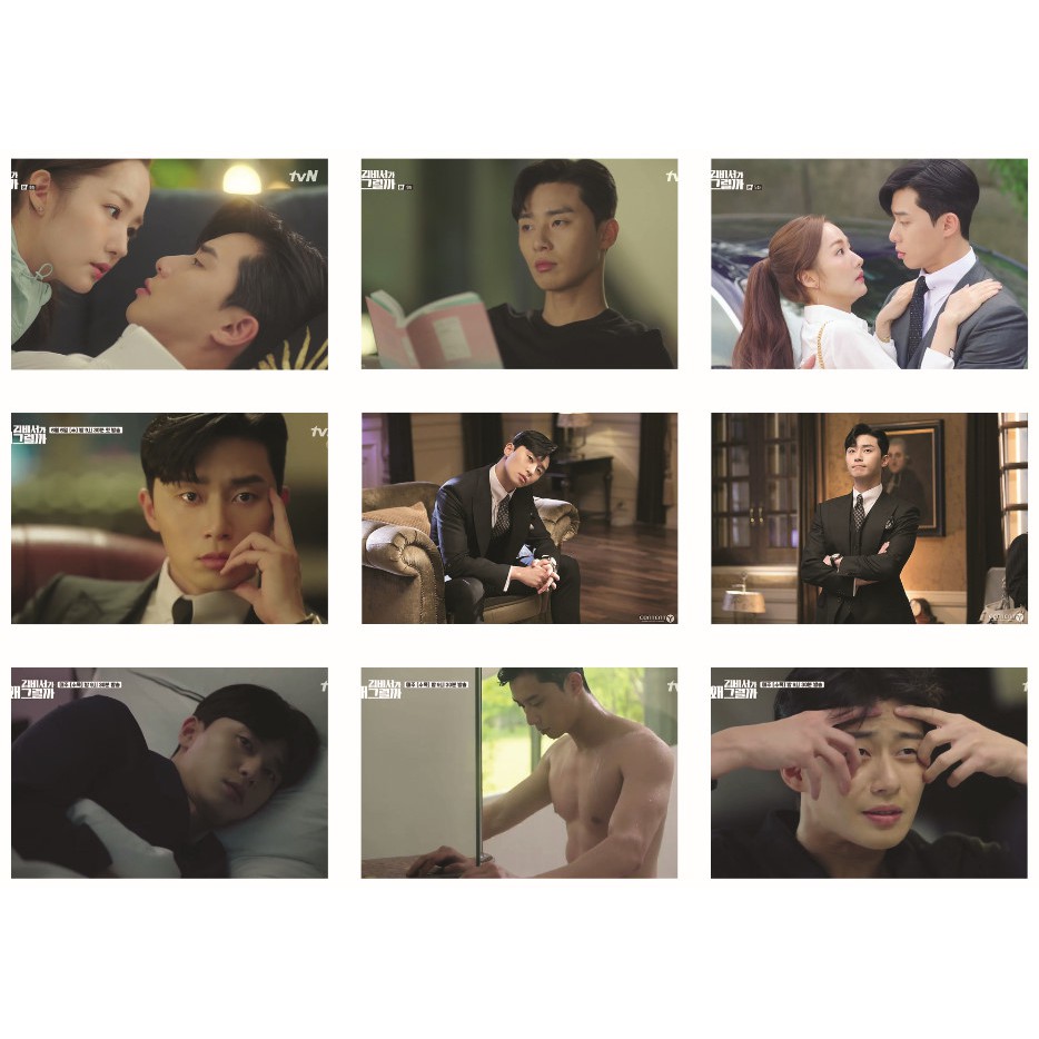 Lomo card ảnh PARK SEO JOON drama Why Secretary Kim full 54 ảnh