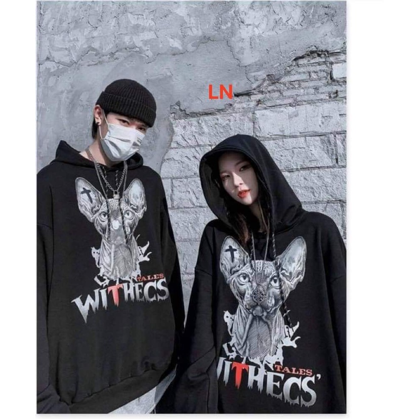 Áo hoodi 5d withecs From to đẹp tay bồng