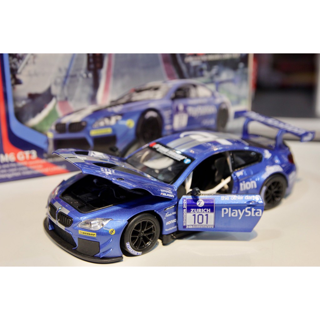 MÔ HÌNH XE BMW M6 GT3 NO.101 1:24 MSZ