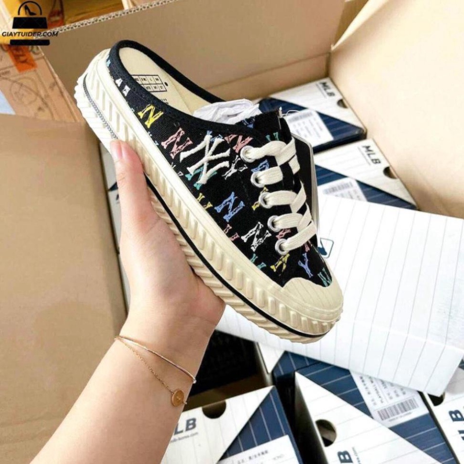 [Ả𝐧𝐡 +Video 𝐓𝐡ậ𝐭] [FLASH SALE ][FULL BOX + BILL]Sục 𝐌𝐋𝐁 NY đen họa tiết, giày đạp gót hottrend 2021 | BigBuy360 - bigbuy360.vn