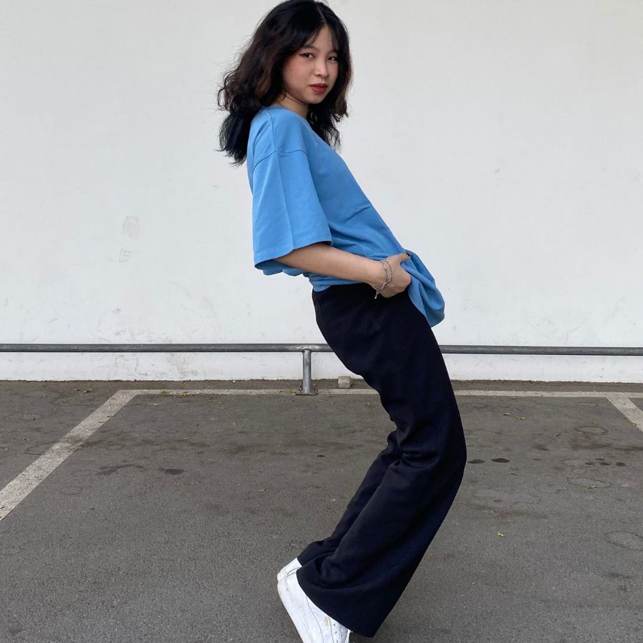 Áo thun International Basic - Ressible [Streetwear/Blue] | BigBuy360 - bigbuy360.vn