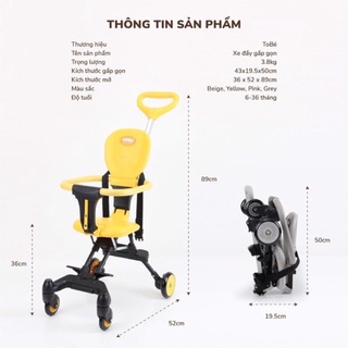 Xe đẩy gấp gọn TOBE OLWEN MS 8104