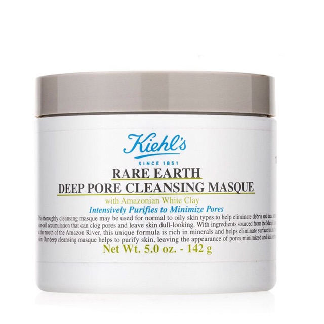 Mặt nạ Đất Sét Kiehl's Rare Earth Deep Pore Cleansing Masque