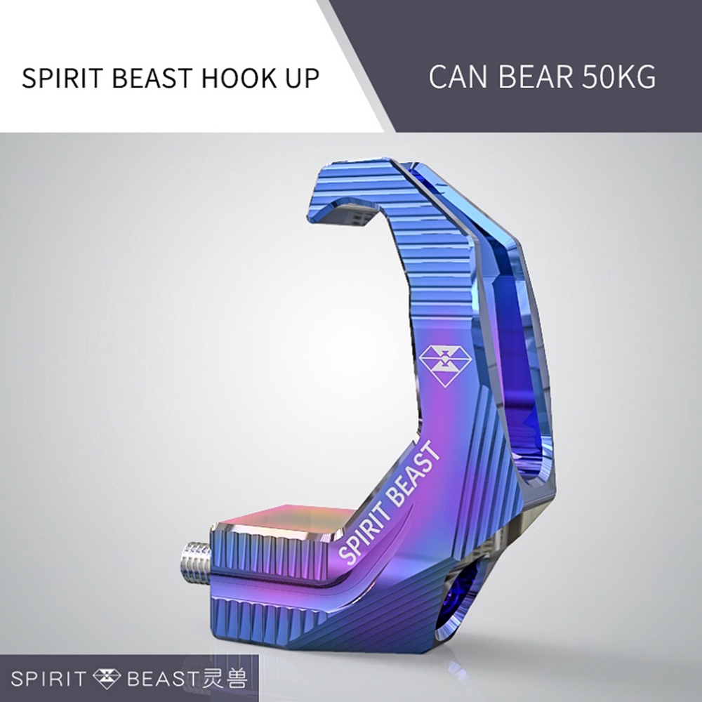 Móc treo đồ/nón bảo hiểm hiệu SPIRIT BEAST bằng hợp kim nhôm dùng cho xe máy