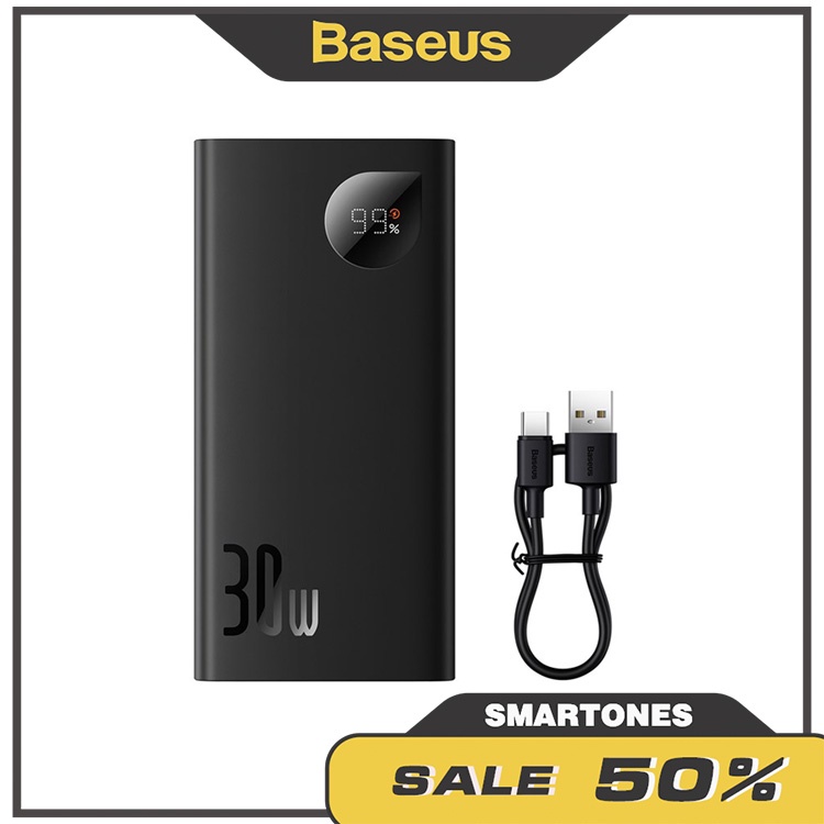 Pin dự phòng Baseus Adaman 2 Digital Display sạc nhanh 30W - 10000mAh