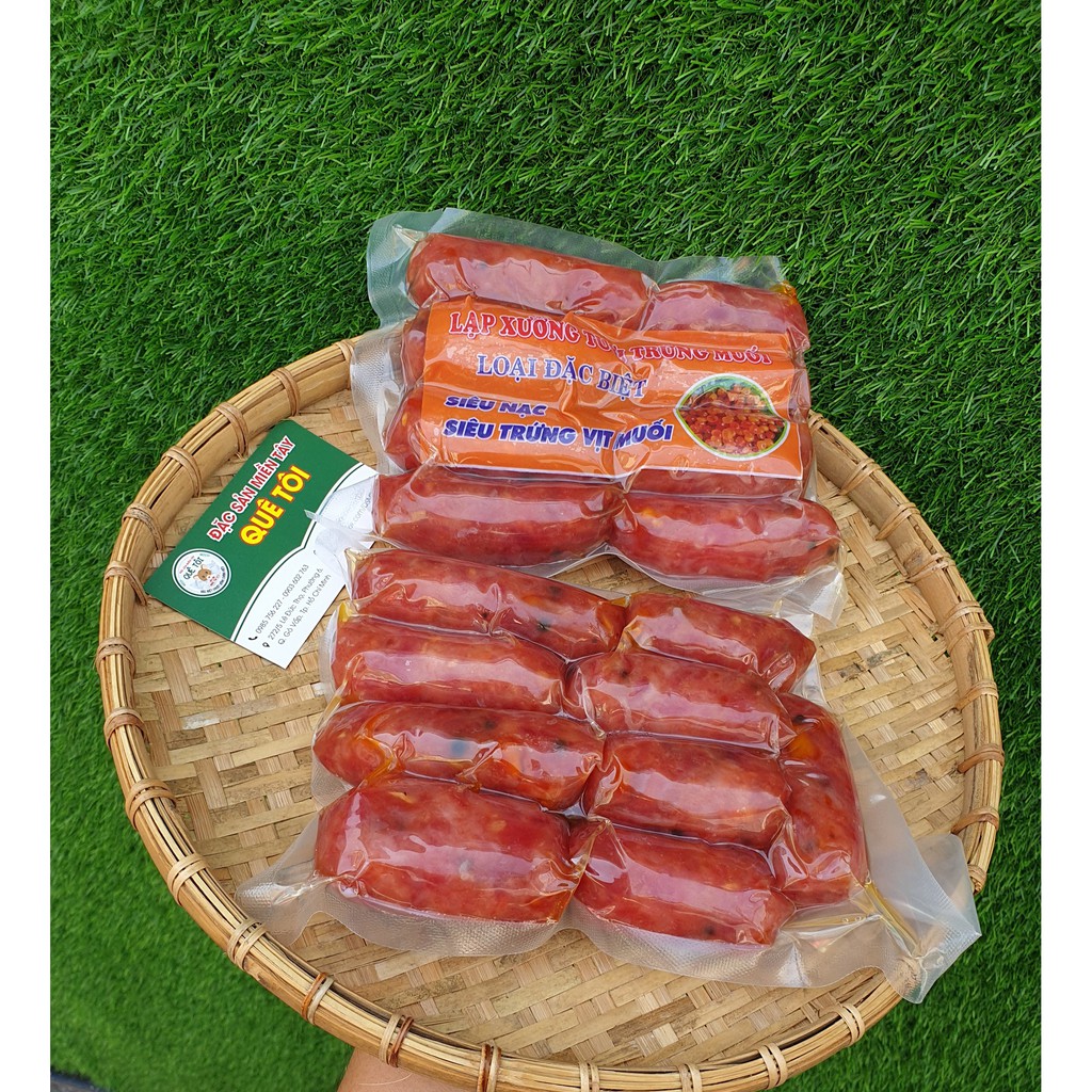 500g Lạp xưởng trứng muối - Lạp xưởng Cai Lậy 2 nắng - Ship toàn quốc | BigBuy360 - bigbuy360.vn