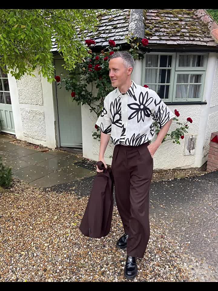 Áo Sơ Mi Tay Ngắn Dáng Rộng In Họa Tiết Phong Cách Hawaii Cao Cấp Thời Trang Mùa Hè Cho Nam | BigBuy360 - bigbuy360.vn