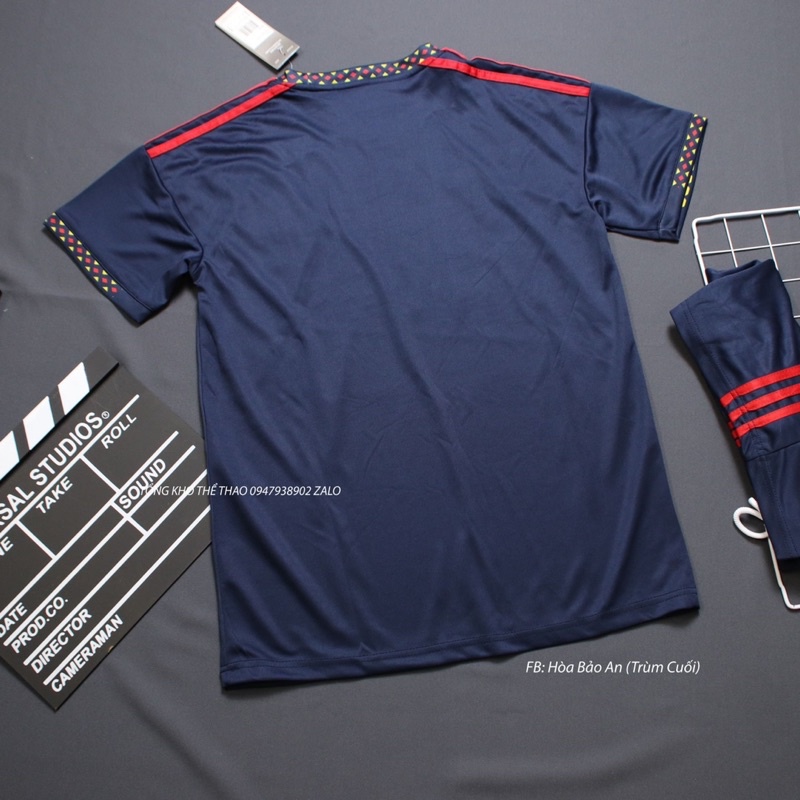 Bộ quần áo đá bnah clb Ajax màu tím than mùa 2023 hàng cao cấp