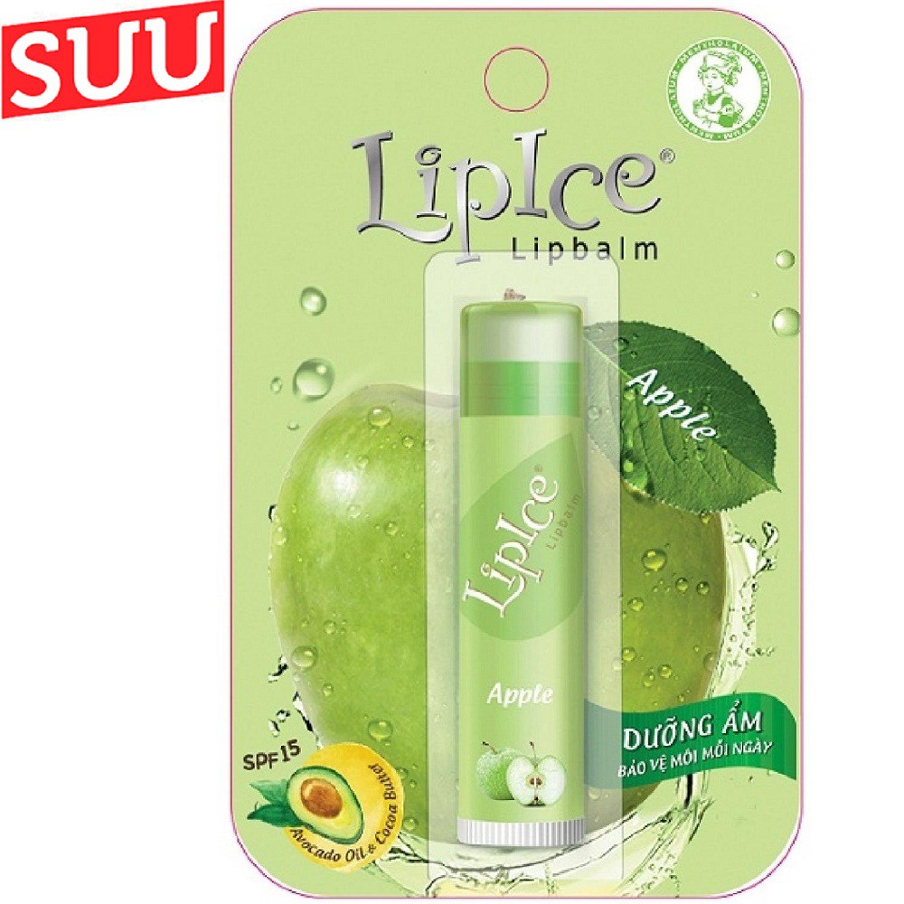 Son Dưỡng Không Màu Lipice 4.3g Với Nhiều Hương Thơm Khác Nhau, suu.shop cam kết 100% chính hãng