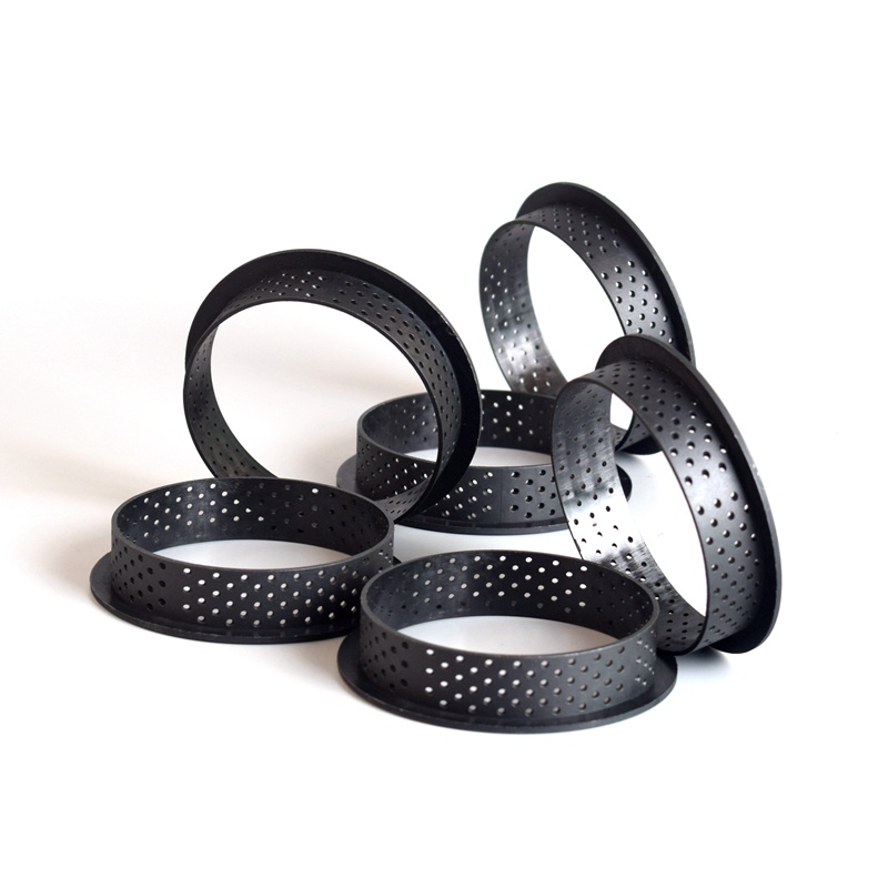 Khuôn Làm Bánh Tart Hình Tròn Đục Lỗ Tiện Dụng