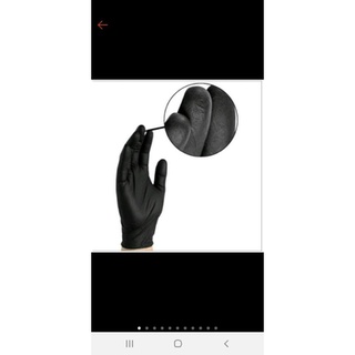Mua Găng tay y tế màu đen không bột nitrile (100 chiếc)