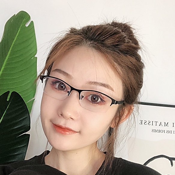 Kính Cận Gọng Kim Loại Chống Ánh Sáng Xanh Cho Nam/Nữ