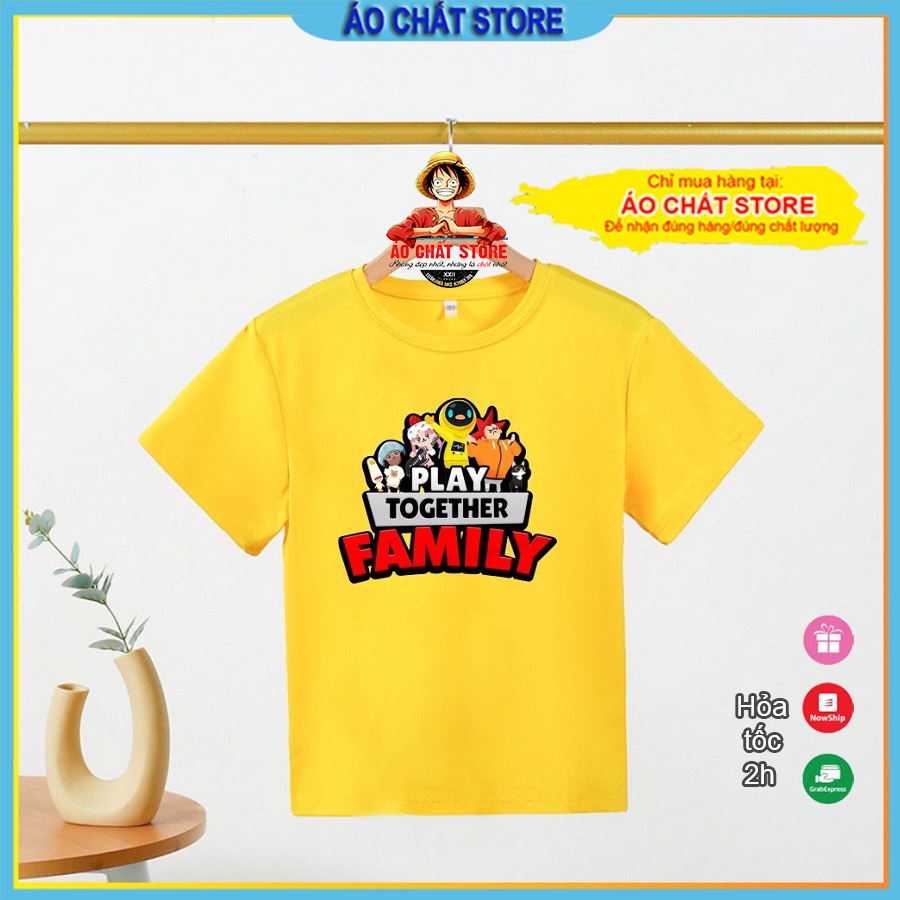 Áo thun Play Together cho bé trai bé gái dễ thương | Áo trẻ em Play Together giá rẻ siêu đẹp PT03